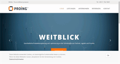 Desktop Screenshot of pro-ing.de
